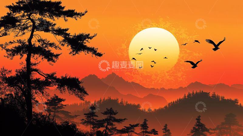 高清大图下载【趣麦麦图】日出东方壁纸5