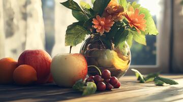 阳光下的水果16