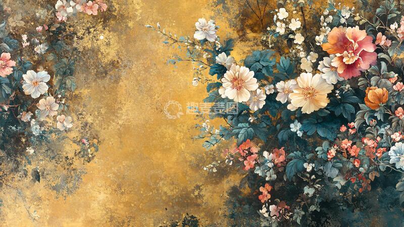 高清大图下载【趣麦麦图】炫彩花朵壁纸22