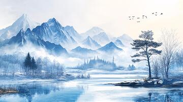 大气高清意境山水8