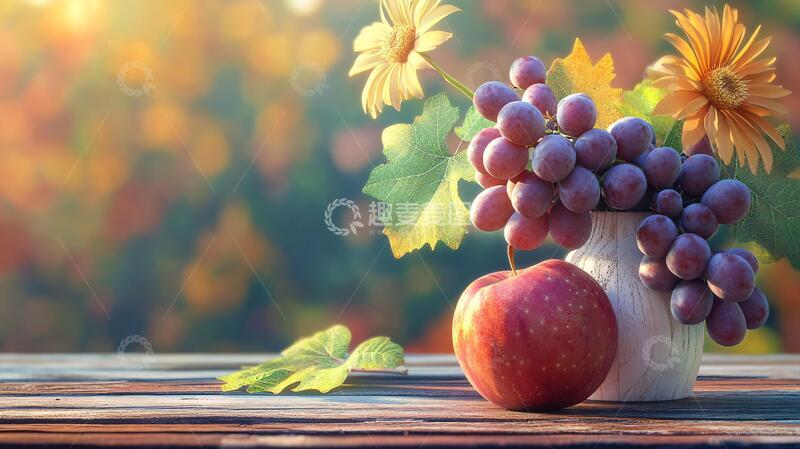 高清大图下载【趣麦麦图】葡萄场景图葡萄水果场景