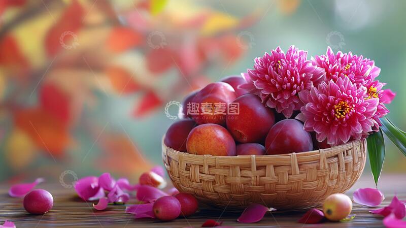 高清大图下载【趣麦麦图】唯美吉祥果水果画面园艺