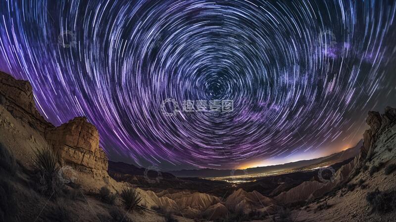 高清大图下载【趣麦麦图】斗转星移大片平地星河