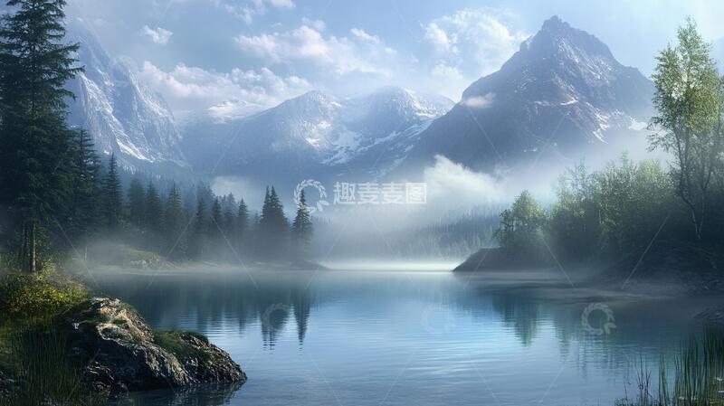 高清大图下载【趣麦麦图】唯美山水壁纸12