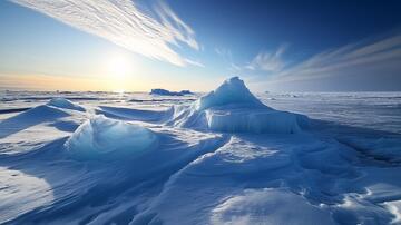 冰雪世界冰封大地