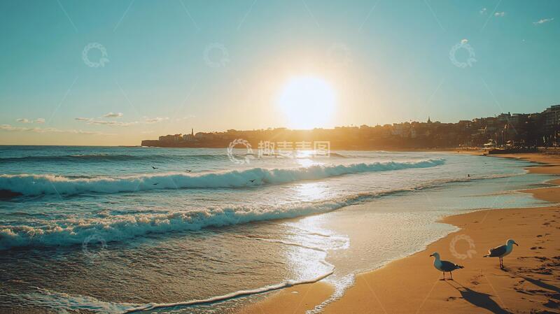 高清大图下载【趣麦麦图】澳洲悉尼海边