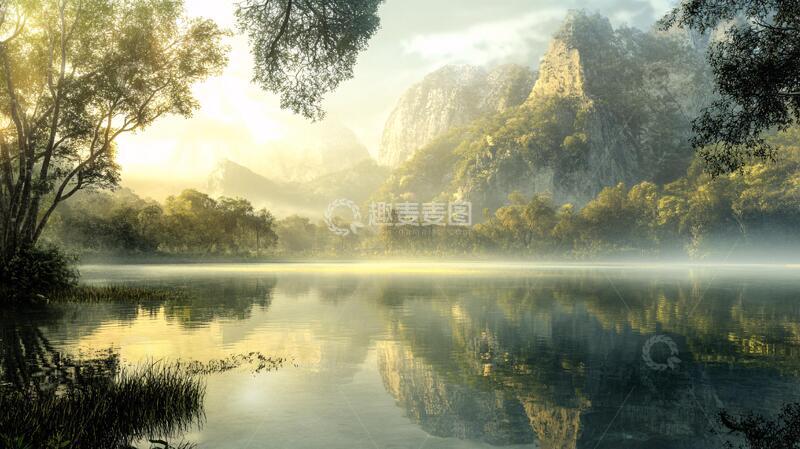 高清大图下载【趣麦麦图】高清宽幅山水风光39