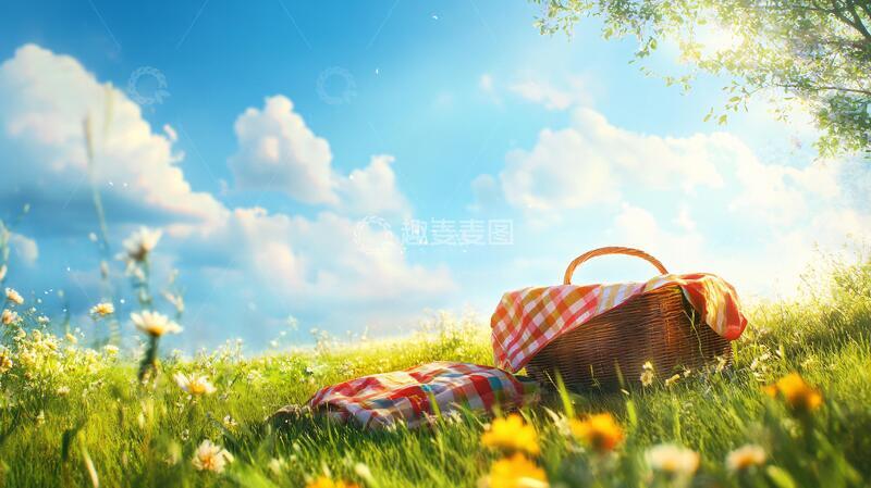 高清大图下载【趣麦麦图】草地上野餐野餐草地专题