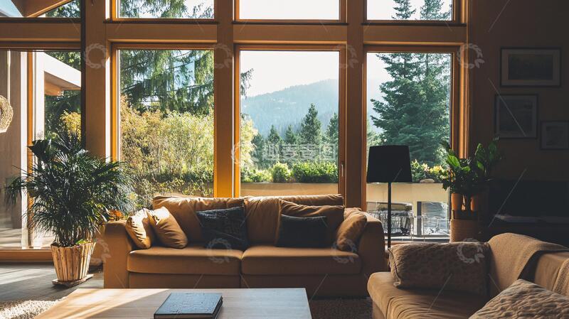 高清大图下载【趣麦麦图】暖色家居客厅暖色家居