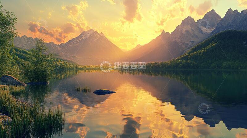 高清大图下载【趣麦麦图】高清宽幅山水风光37