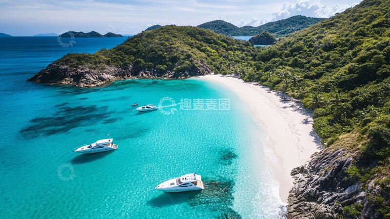 高清大图下载【趣麦麦图】航拍普吉岛航拍珍珠风光