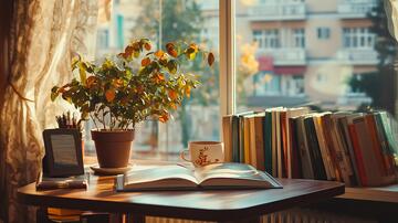 惬意的读书环境