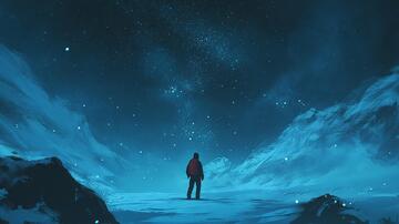 星辰大海男孩背影4