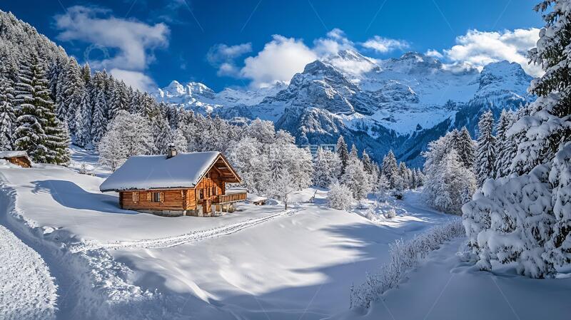 高清大图下载【趣麦麦图】冬日雪景壁纸6