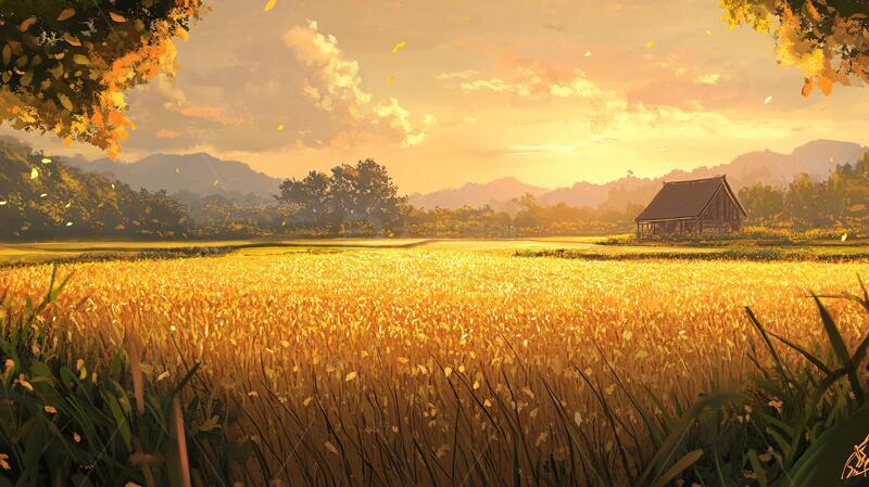 高清大图下载【趣麦麦图】唯美农村场景37
