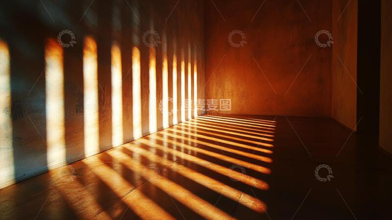 高清大图下载【趣麦麦图】大厅逆光光影逆光地板