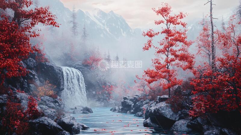 高清大图下载【趣麦麦图】秋色梦幻风光5