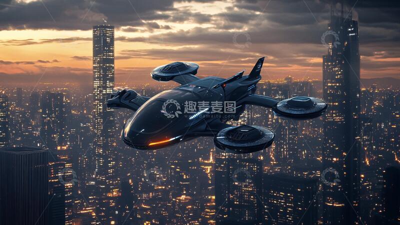 高清大图下载【趣麦麦图】科幻交通工具2