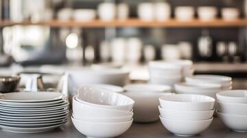 碗碟陈列餐具碗碟碗盘