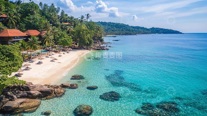 高清大图下载【趣麦麦图】苏拉威西岛风景酒店风光
