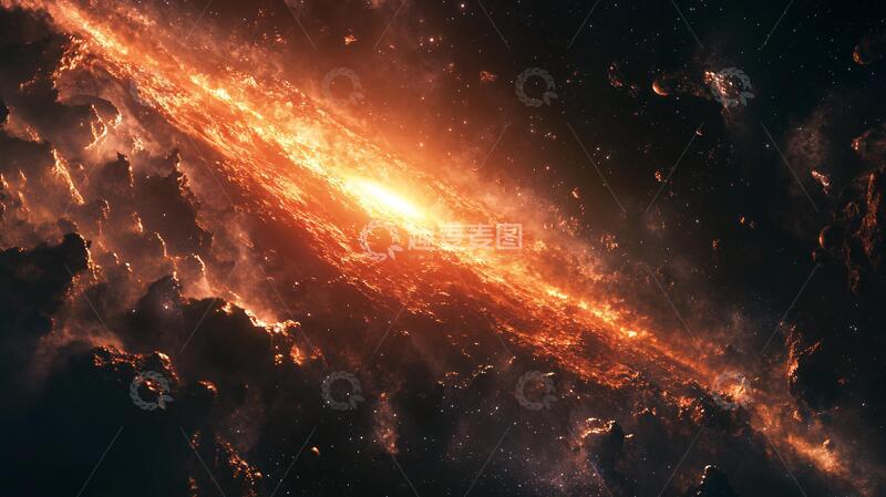 高清大图下载【趣麦麦图】宇宙的浩瀚宇宙星云背景