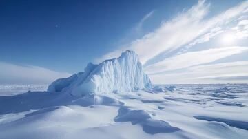 唯美冰雪冰雪世界背景