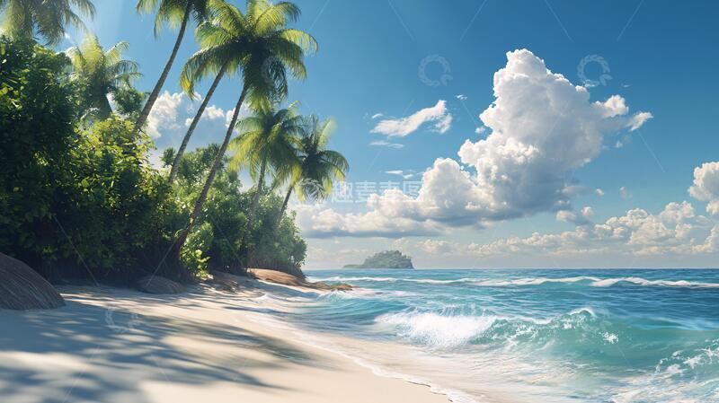 高清大图下载【趣麦麦图】热带风光海滨风光12