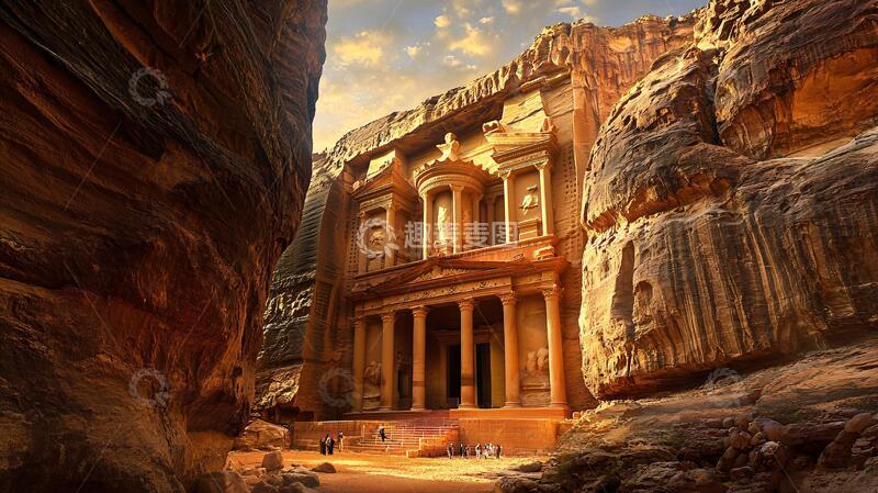 高清大图下载【趣麦麦图】卡兹尼神殿神庙神殿石窟