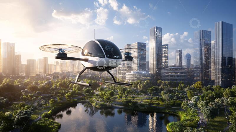 高清大图下载【趣麦麦图】虚拟现实智能城市