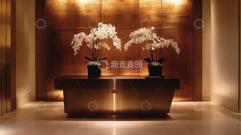 高清大图下载【趣麦麦图】酒店花艺酒店装饰插花