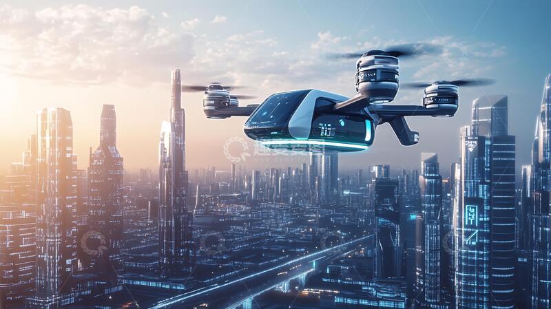 高清大图下载【趣麦麦图】智能飞行器科技无人智能1