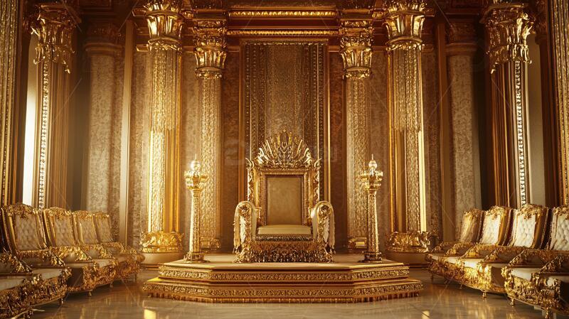 金碧辉煌宫殿宝座1