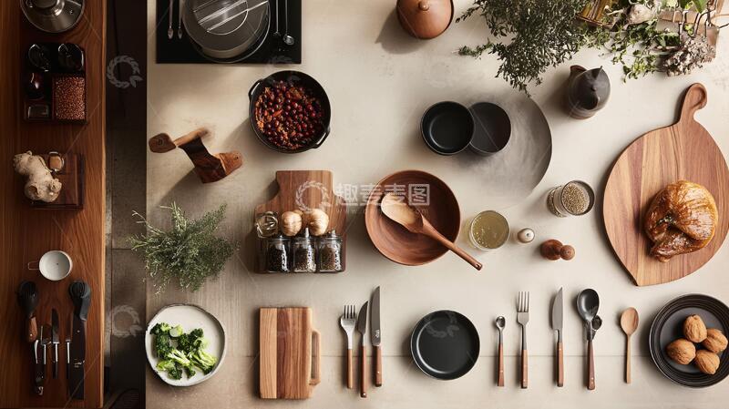 高清大图下载【趣麦麦图】家具厨具厨具素材餐具