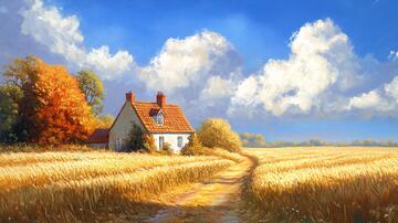 唯美农村场景24