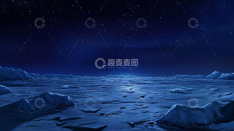 高清大图下载【趣麦麦图】冰天雪地背景2