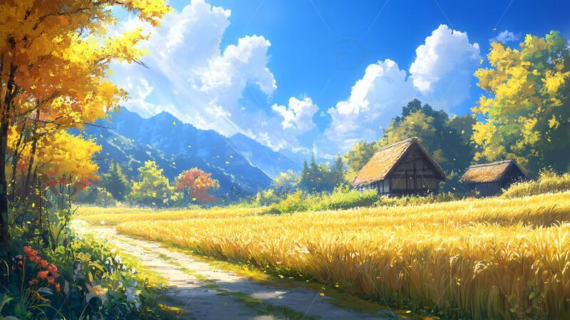 高清大图下载【趣麦麦图】唯美农村场景28