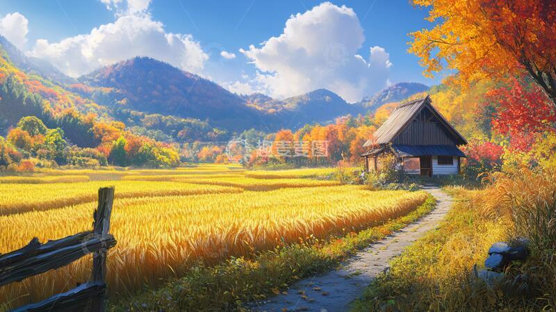 高清大图下载【趣麦麦图】唯美农村场景26