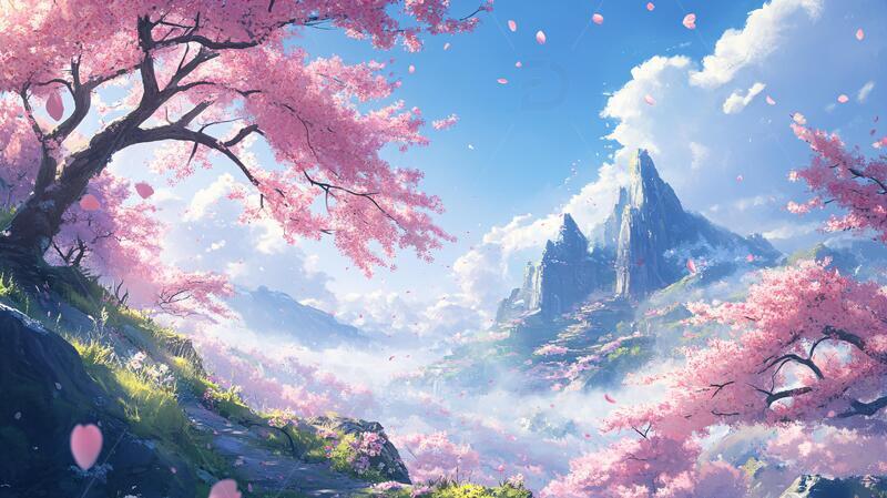 古风场景春暖花开5