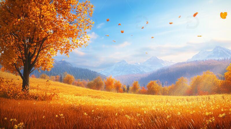 高清大图下载【趣麦麦图】唯美秋天场景37
