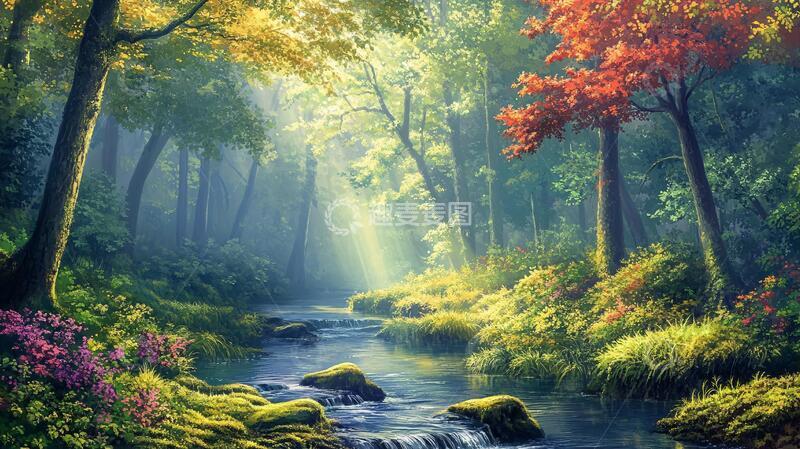 高清大图下载【趣麦麦图】梦幻森林壁纸