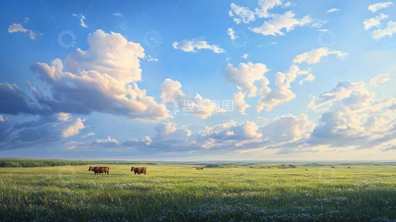 高清大图下载【趣麦麦图】草原风光壁纸6