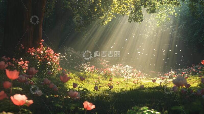 高清大图下载【趣麦麦图】唯美梦幻森林