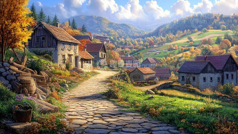 高清大图下载【趣麦麦图】唯美农村场景17