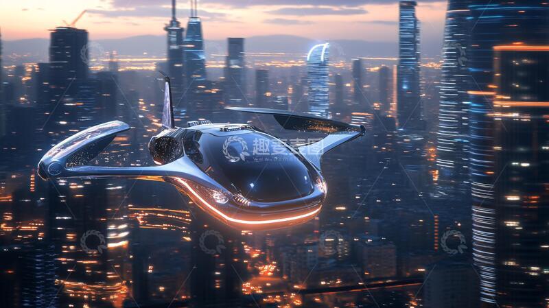 高清大图下载【趣麦麦图】飞行器设计科幻智能个人