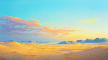 大漠荒野风景画1