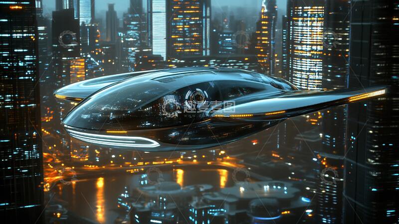 高清大图下载【趣麦麦图】科幻交通科幻飞船交通