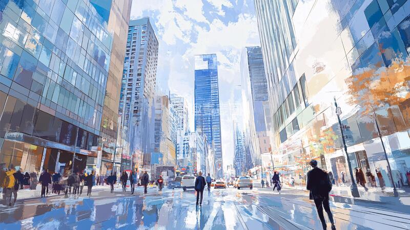 高清大图下载【趣麦麦图】地产城市大场景1