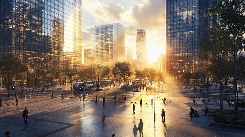 大盘形象广场项目大盘