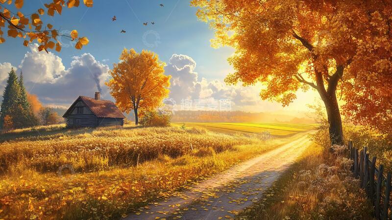 高清大图下载【趣麦麦图】唯美农村场景14