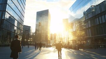 现代都市金融中心